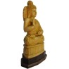 Buddha vitarka mudra wooden statue
