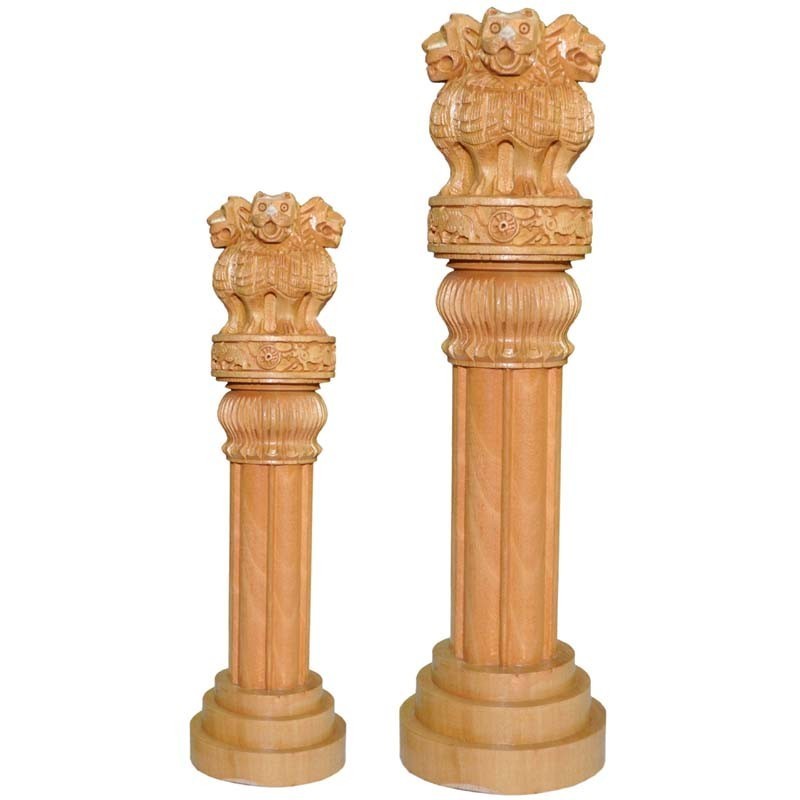 Wooden Ashoka Pillar 