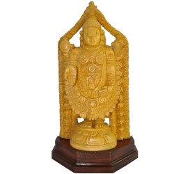 Balaji Wooden Statue