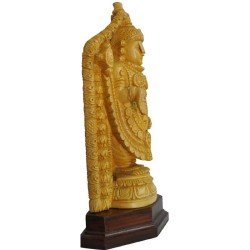 Balaji Wooden Statue