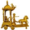 Krishna -Arjuna Bhaghavath Geeta bodhana Brass Idol
