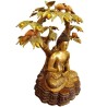Buddha Under The Tree In Multi Color Brass Idol