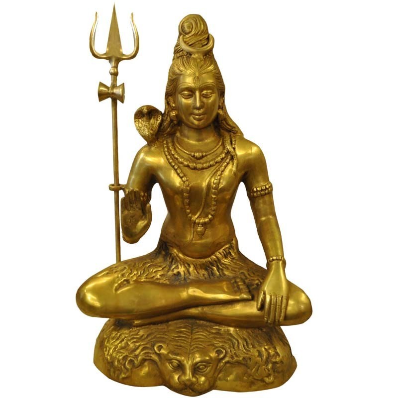 Ashirvad Shiva Brass Statue