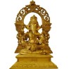 Lambodara Brass Statue