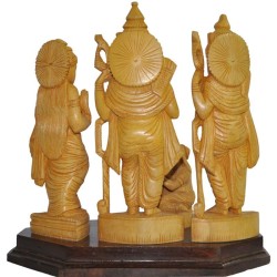 Ram Darbar Wood Statue