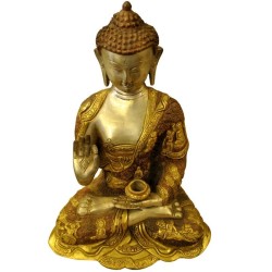Lord Buddha Brass Idol