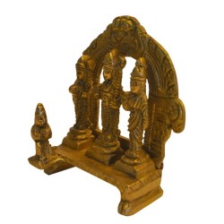 Ram, Lakshman, Seeta & Hanuman Brass Statue