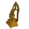 Peeta Ganesha Brass Statue
