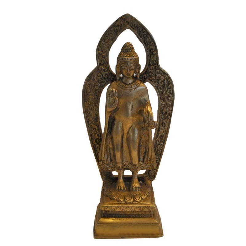 Blessing Budha Brass Statue