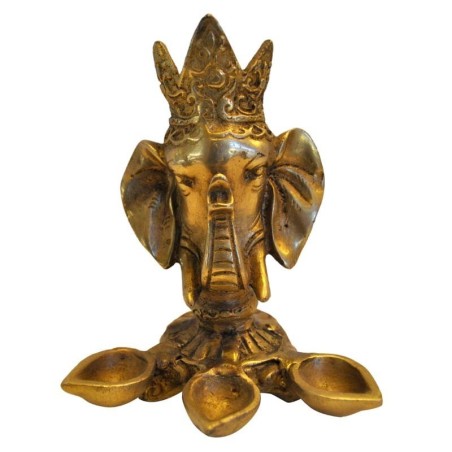 Ganesh Maharaj Deep Brass Idol 