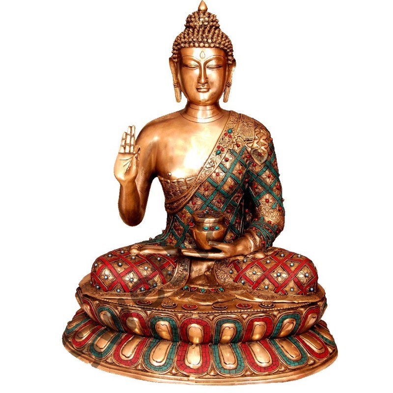 Tricolour Buddha