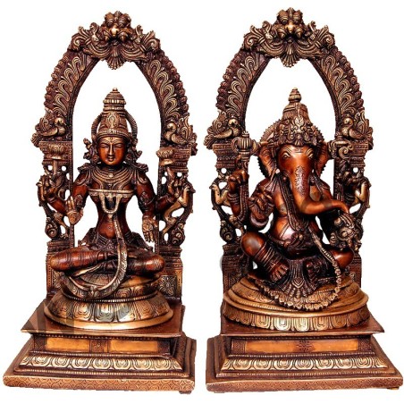 Ganesha & Rajarajeshwari peetaprabhavali