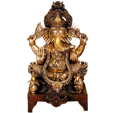 Lord Ganesha Brass Statue