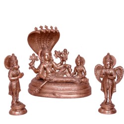 Lakshmi Narayana with Hanuman & Garuda