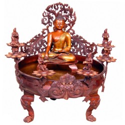 Meditating Buddha Urli