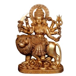 Blessing Maa Durga sitting on Lion