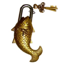 Fish Shaped Locker And Key