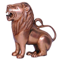 Brass Lion Idol