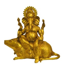 Ganesha Sitting on Mouse