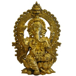 Blessing Ganesha on Peeta