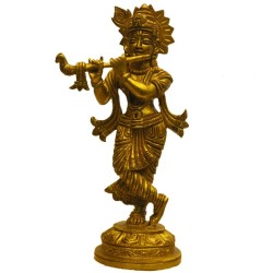 Lord Krishna Brass Idol