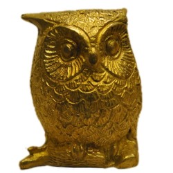 Owl Brass Idol