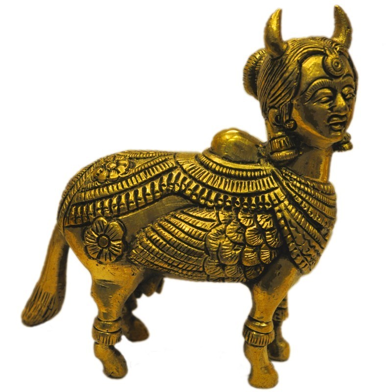Kamadhenu Brass Statue