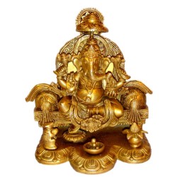 Ganesha Blessing On Royal Sofa