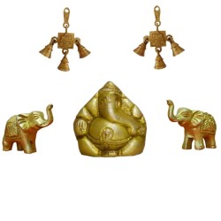 1 Ganesha  2 Wall Hanging  2 Elephant Combo