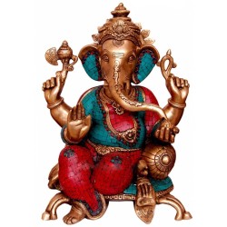 Relaxing Coral Ganesha & Blessing 