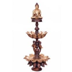 Two Stand Buddha Blessing Deepa 