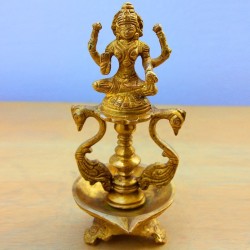 Lakshmi with Diya
