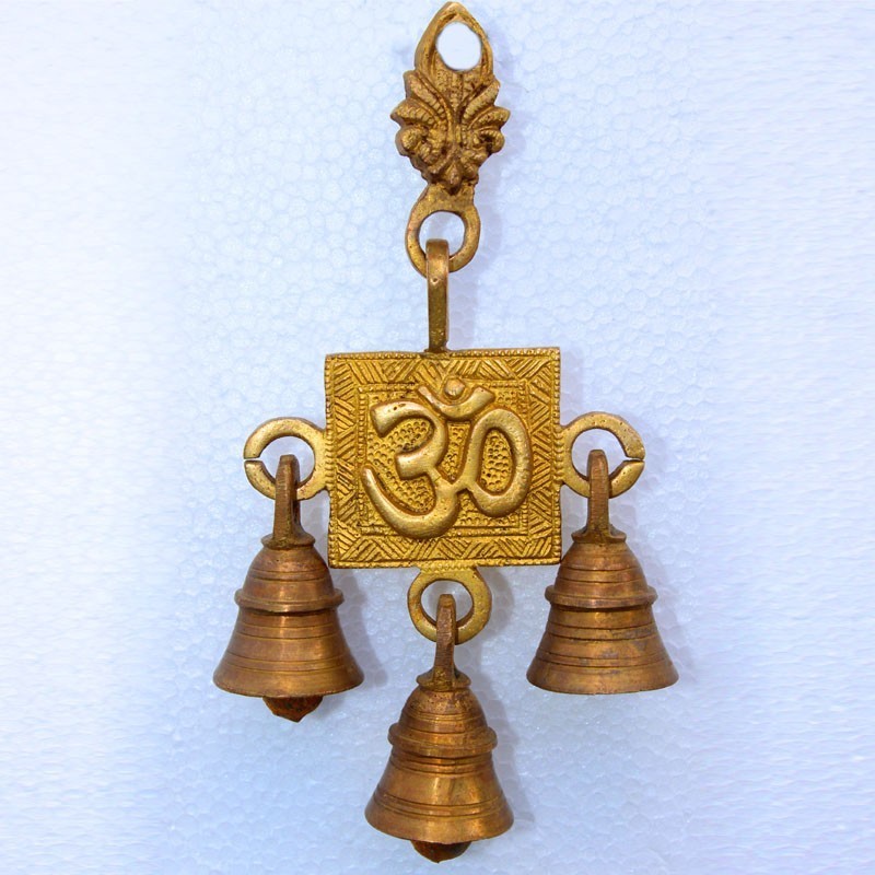 Om Wall Hanging with Bells