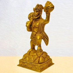 Hanuman Brass Idol lifting Hill