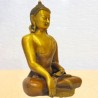 Dhyana Buddha in Double Colour Brass Statue