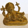 Sleeping Ganesha Brass Statue