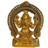 Peeta Prabhavali Ganesha Brass Idol