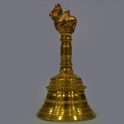 Carved Nandi Pooja Bell