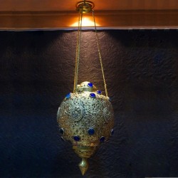 Beautiful Handmade Brass Wall Hanging Lamp
