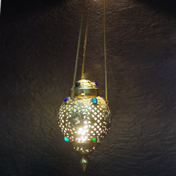 Handmade Brass Hanging Lamp