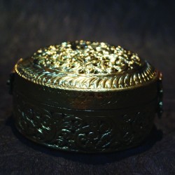 Brass color coated aluminium Jewellery box