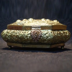 Brass coated Aluminium jewellery box