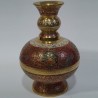 Pot shaped brass flower vase