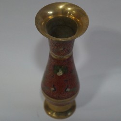 long designed brass flower vase 