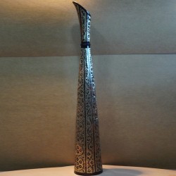 Brass hand crafted flower vase