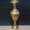 Persian designed shining brass flower vase 