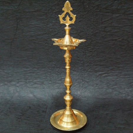 Brass moulded deepas for festival pujas