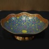 Flower shaped brass fruit bowl 