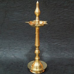 18.5" Inch height Kerala brass deepas online for festivals and pujas