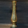 Long Persian jar shaped shining brass flower vase